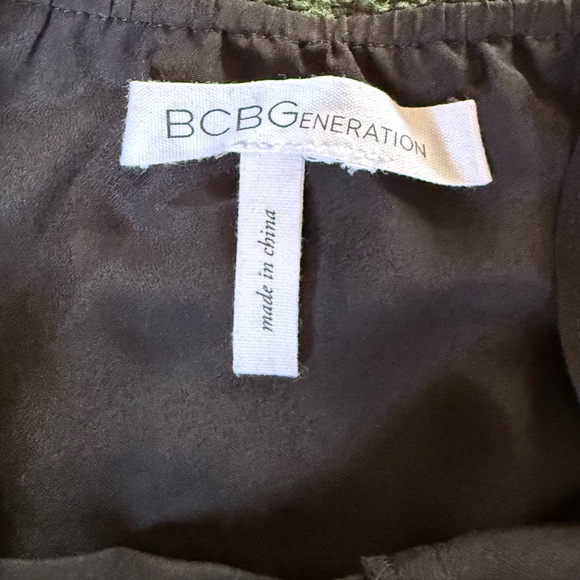 BCBGeneration Plum Ruffle Mini Dress - Picture 2 of 3